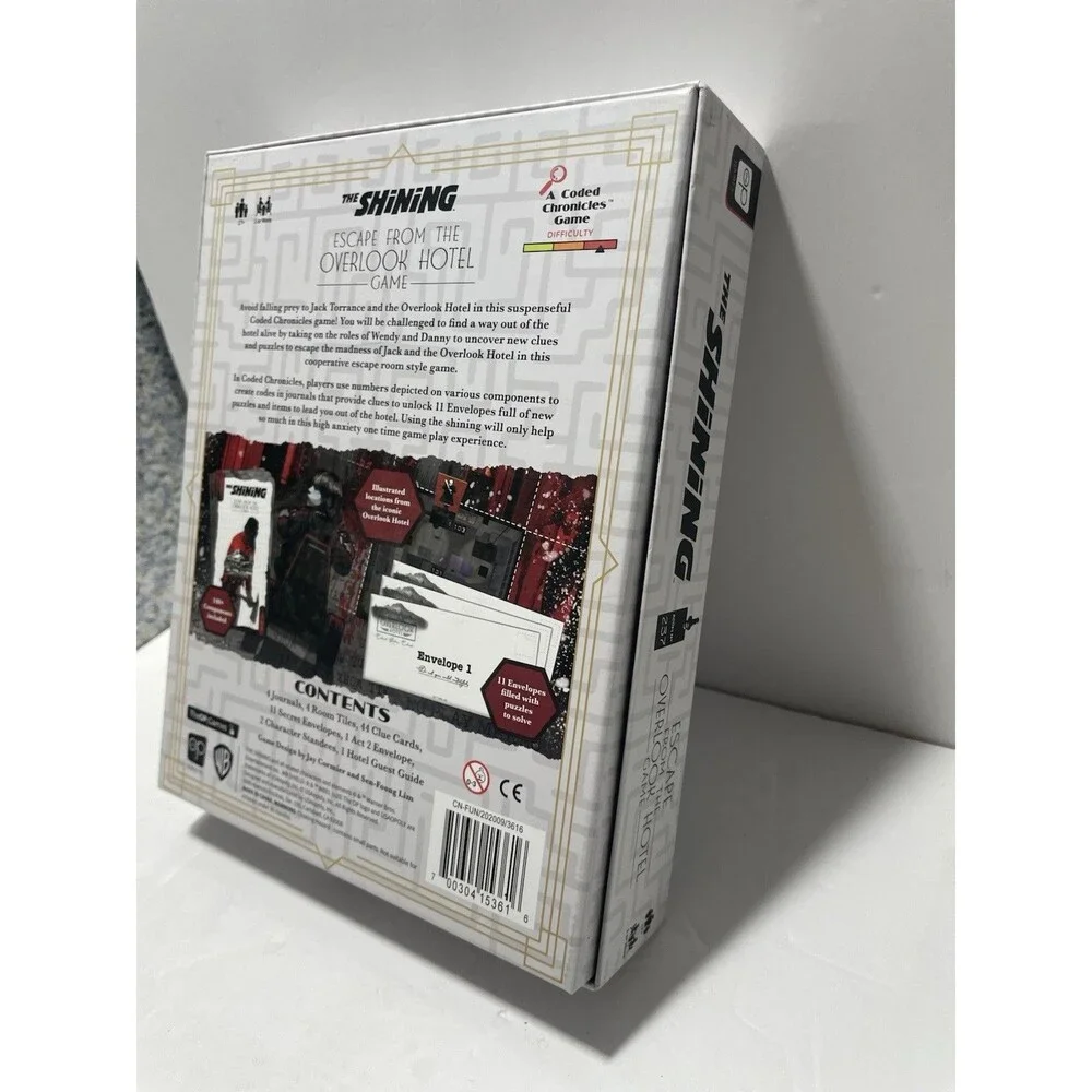 The Shining: Escape from the Overlook Hotel Game Stephen King Jack Torrence NEW